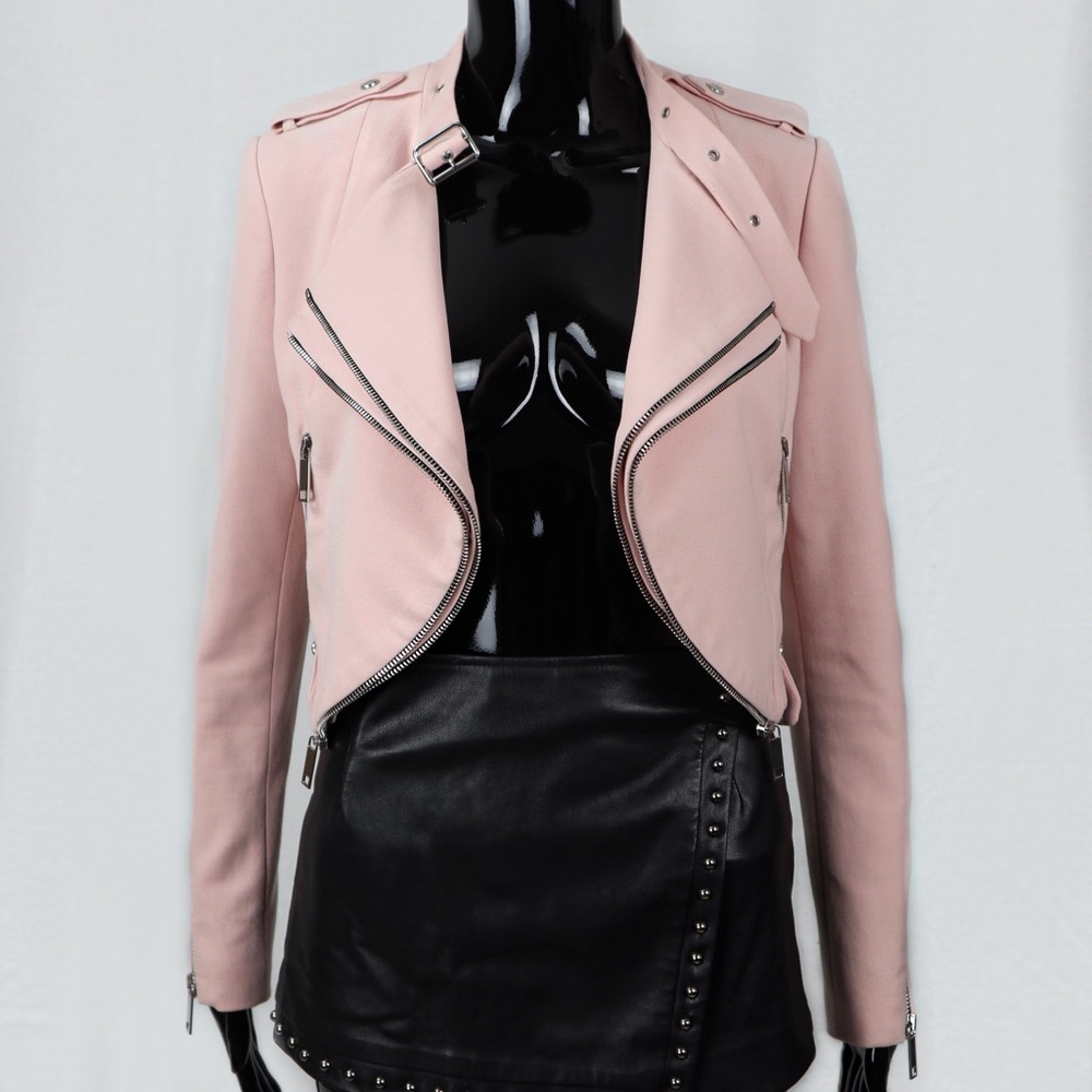 Pink Moto Jacket